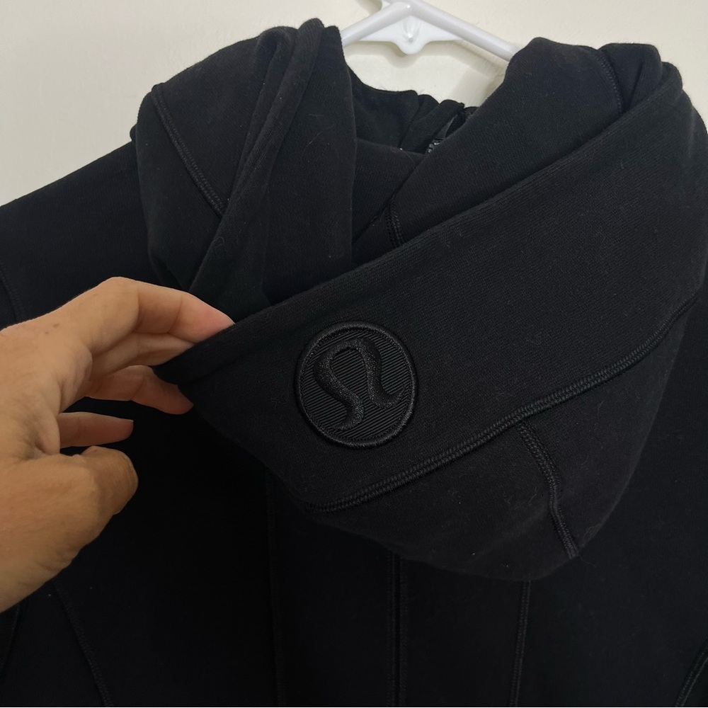 Lululemon Scuba Hiver Peplum Ruffle Hoodie Jacket - Picture 7 of 12